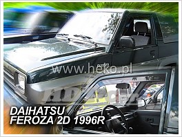 Deflektory - protiprievanové plexi Daihatsu Feroza 2D 1989 - 1998