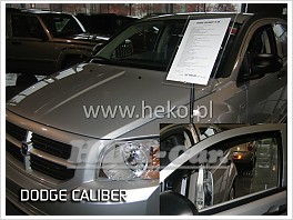 Deflektory - protiprievanové plexi Dodge Caliber 5D od 2006 (+zadné)