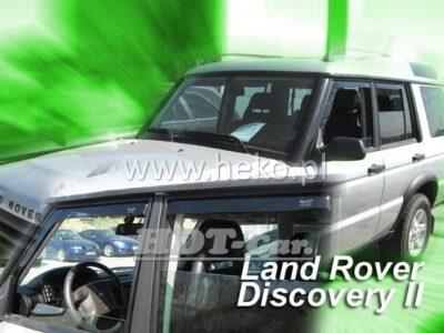 Deflektory - protiprievanové plexi Land Rover Discovery II 5D 1999 - 2004 (+zadné)