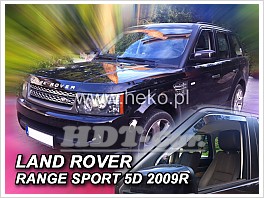 Deflektory - protiprievanové plexi Land Rover Range Rover Sport 5D 2005 - 2012