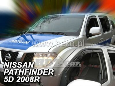 Deflektory - Protiprievanové plexi Nissan Pathfinger 5D 2005 - 2012