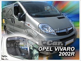 Deflektory - Protiprievanové plexi Renault Trafic od 2001  OPK