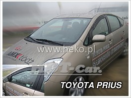 Deflektory - Protiprievanové plexi Toyota Prius 5D 2003 - 2010