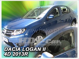 Deflektory - protiprievanové plexi Dacia Logan MCV 2013 - 2020