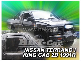 Deflektory - protiprievanové plexi Nissan Terrano I 2/4D 1987 - 1995