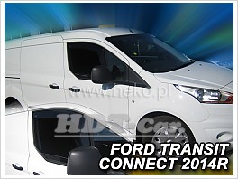 Deflektory - protiprievanové plexi Ford Transit Connect od 2014
