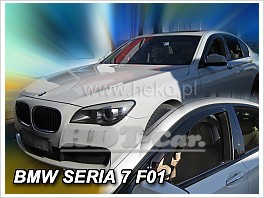 Deflektory - protiprievanové plexi BMW 7 F01 2008 - 2015