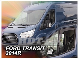 Deflektory - protiprievanové plexi Ford Transit VIII 2D od 2013