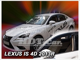 Deflektory - protiprievanové plexi Lexus IS III 4D od 2013