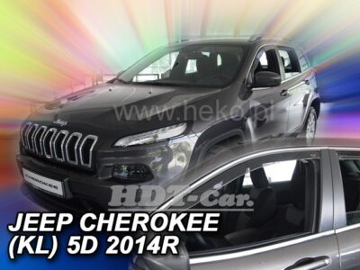 Deflektory - protiprievanové plexi Jeep Cherokee 5D od 2014