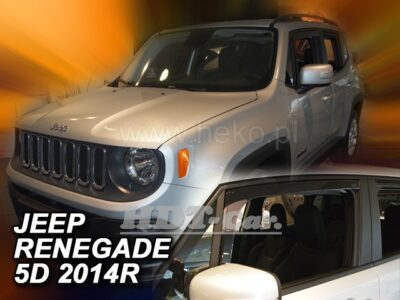 Deflektory - protiprievanové plexi Jeep Renegade 5D od 2014