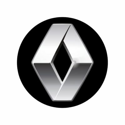 Samolepka na stredy kolies živicová 4ks - RENAULT čierny (C13)