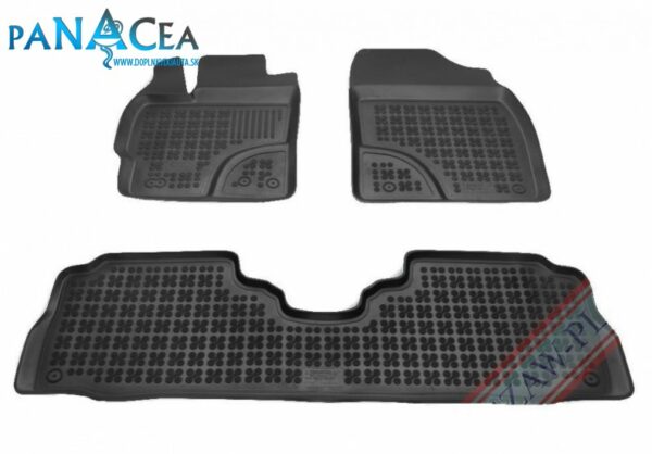 Autorohože gumové so zvýšeným okrajom Toyota Prius+ pred faceliftom 2011 - 2015