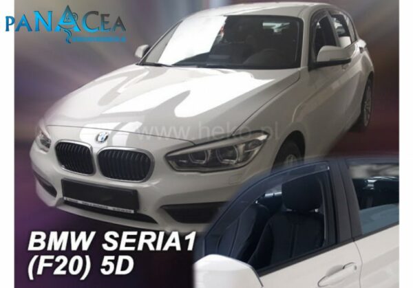 Deflektory - protiprievanové plexi BMW 1 F20 5D 2011 - 2019 (+zadné)