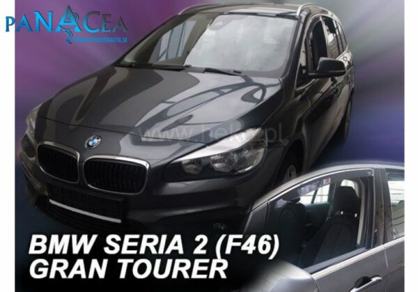Deflektory - protiprievanové plexi BMW 2 Gran Tourer (F46) 5D od 2015