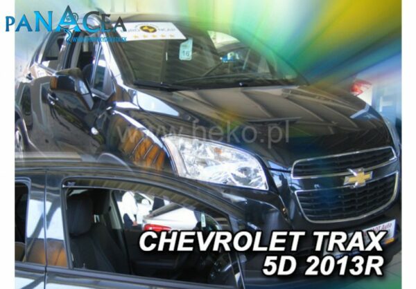 Deflektory - protiprievanové plexi Chevrolet Trax 5D od 2013