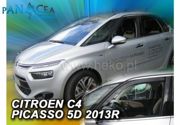 Deflektory - protiprievanové plexi Citroen C4 Grand Picasso 5D od 2013