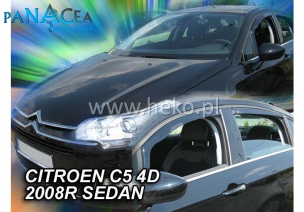 Deflektory - protiprievanové plexi Citroen C5 od 2008