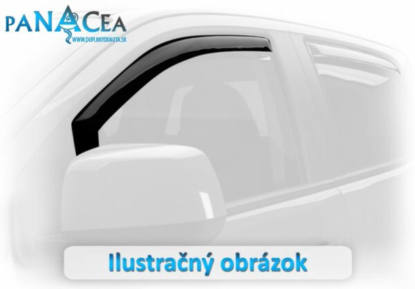 Deflektory - protiprievanové plexi Citroen C4 5D 2010 - 2018