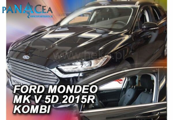 Deflektory - protiprievanové plexi Ford Mondeo Combi 5D od 2015