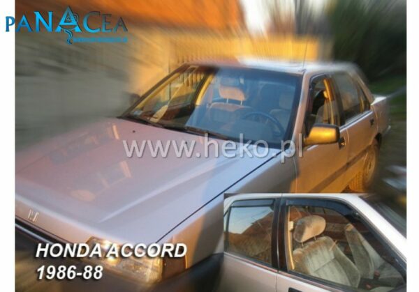 Deflektory - protiprievanové plexi Honda Accord 4D 1986 - 1988 (+zadné) Sedan
