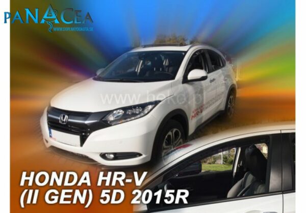 Deflektory - protiprievanové plexi Honda HR-V 5D 2015 - 2021