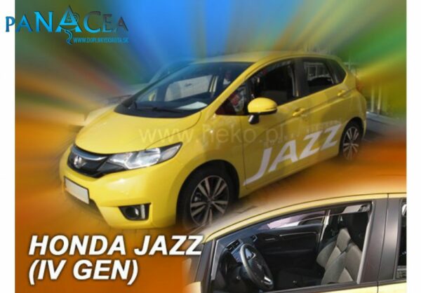 Deflektory - protiprievanové plexi Honda Jazz 5D 2014 - 2020