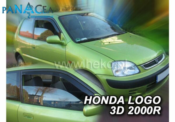 Deflektory - protiprievanové plexi Honda Logo 3D 1996 - 2001