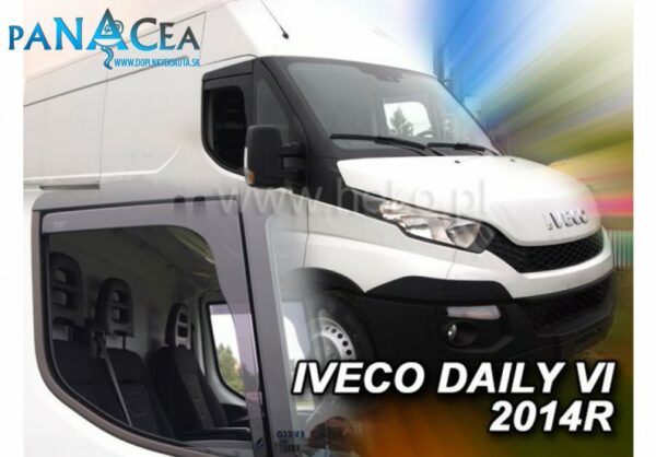 Deflektory - protiprievanové plexi Iveco Turbo Daily VI od 2014