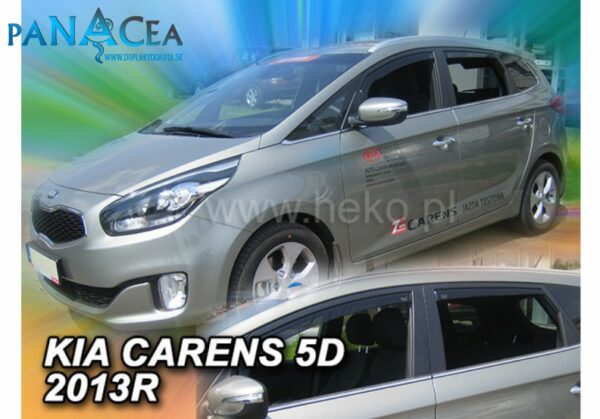 Deflektory - protiprievanové plexi Kia Carens 5D od 2013