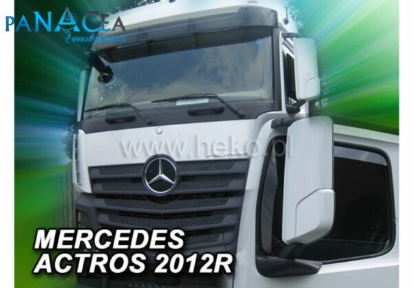 Deflektory - protiprievanové plexi Mercedes Actros MPIV 2012 - 2020