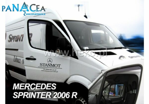 Deflektory - protiprievanové plexi Mercedes Sprinter 2006 - 2018