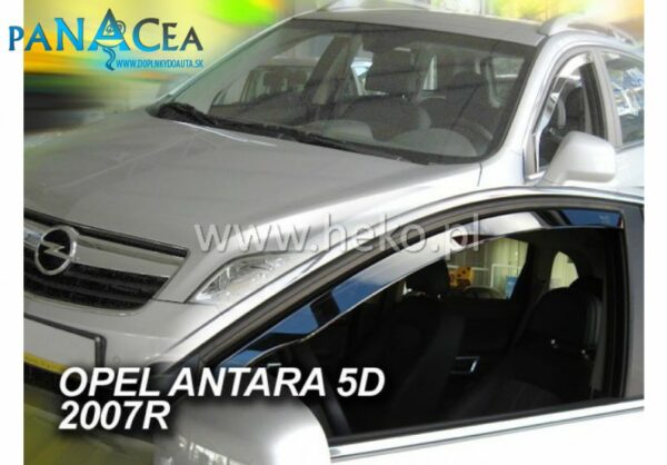 Deflektory - Protiprievanové plexi Opel Antara 5D od 2007