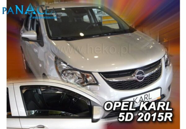 Deflektory - protiprievanové plexi Opel Karl 5D od 2015