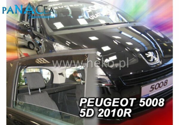 Deflektory - protiprievanové plexi Peugeot 508 od 2011