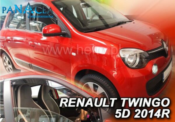 Deflektory - protiprievanové plexi Renault Twingo 5D od 2014