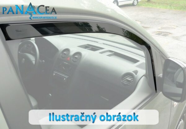 Deflektory - protiprievanové plexi Rover 75 5D od 1999 (+zadné) Combi