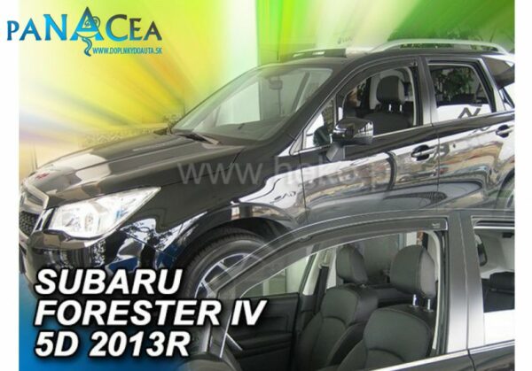Deflektory - Protiprievanové plexi Subaru Forester IV 5D 2013 - 2018