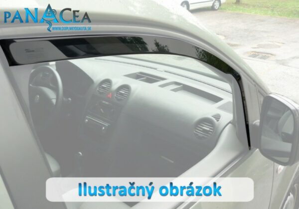 Deflektory - protiprievanové plexi Subaru Libero 4D 1993 - 1999 (+zadné)