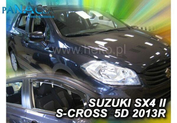 Deflektory - protiprievanové plexi Suzuki Sx4 S-Cross 5D 2013 - 2021