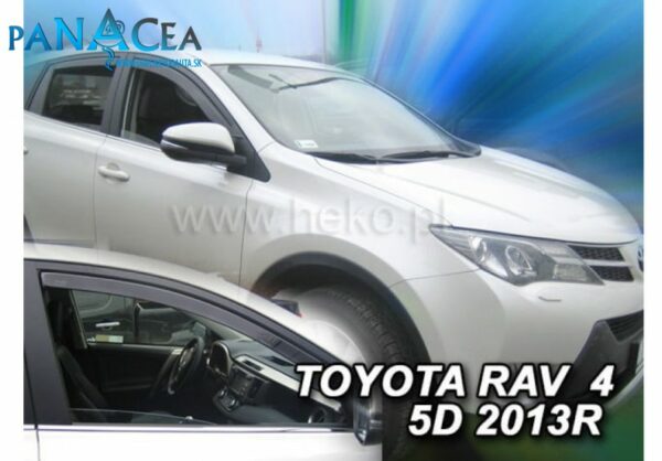 Deflektory - protiprievanové plexi Toyota Rav4 5D 2012 - 2018