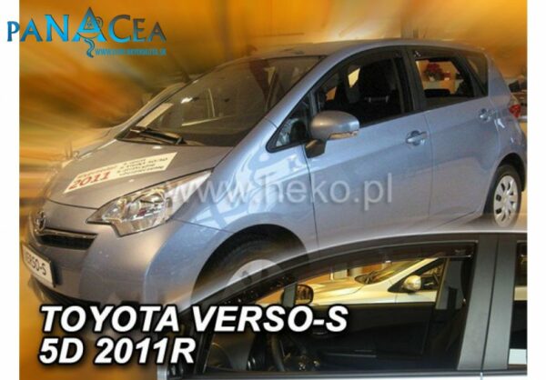 Deflektory - protiprievanové plexi Toyota Verso S 5D od 2011