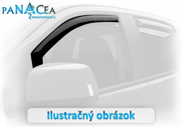 Deflektory - Protiprievanové plexi Toyota Yaris 5D 2001 - 2006
