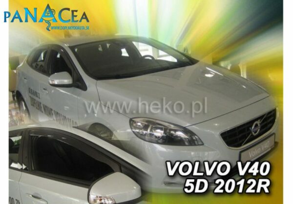 Deflektory - protiprievanové plexi Volvo V40 5D od 2012