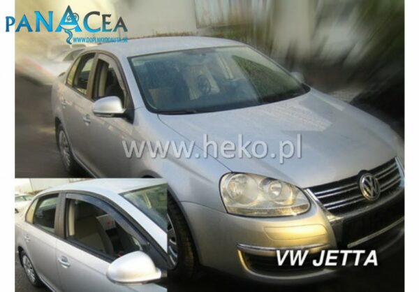 Deflektory - protiprievanové plexi VW Golf VI (A6) Variant 2009 - 2013