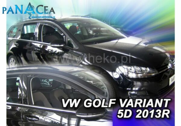 Deflektory - protiprievanové plexi VW Golf VII Variant 2013 - 2019