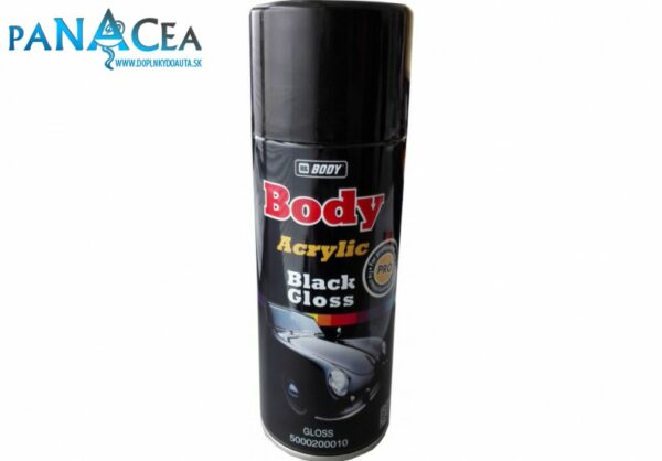 Farba sprej univerzál čierna - BODY