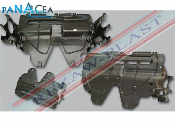 Kryt pod motor Peugeot 206 kompletný set, benzín, diesel 1998 - 2012