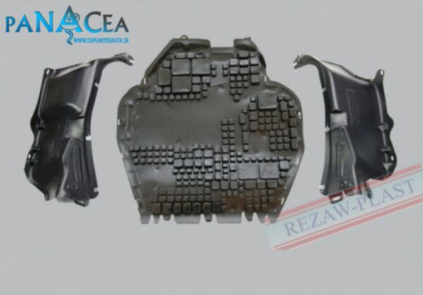 Kryt pod motor Seat Leon I komplet, diesel, manuálna prevodovka okrem verzií motora: TDI (96 kW, 110