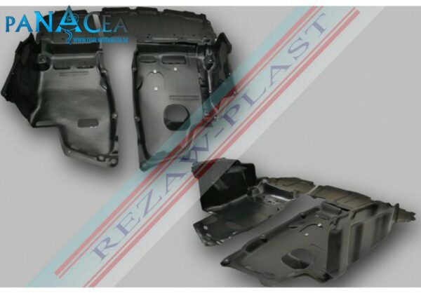 Kryt pod motor Toyota Avensis kompletný set,benzín, verzie motora: 1.6 16V, 1.8 16V 2003 - 2009